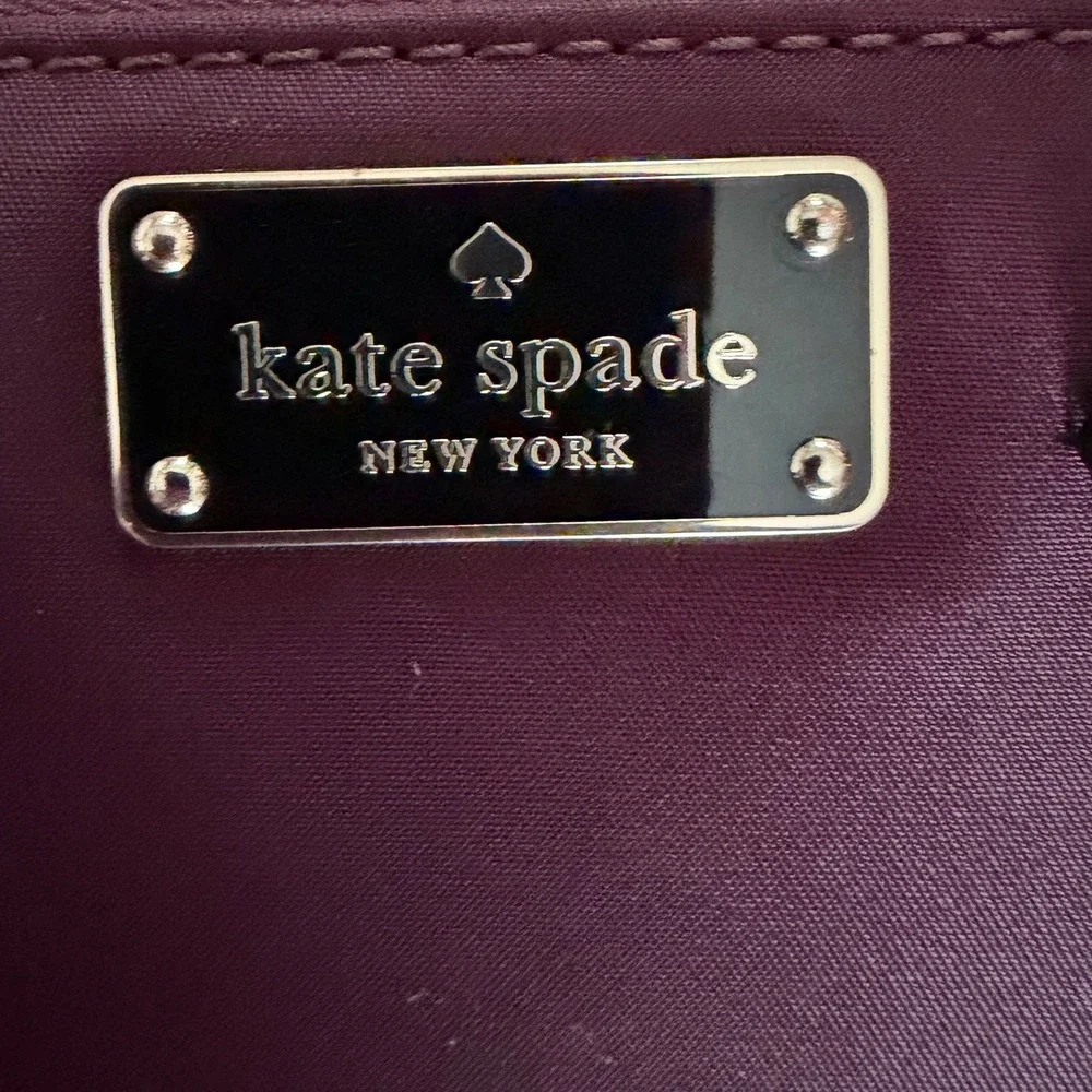 Kate Spade New York Wilson Road Embellished Wallet in deep‎ plum Jeweled